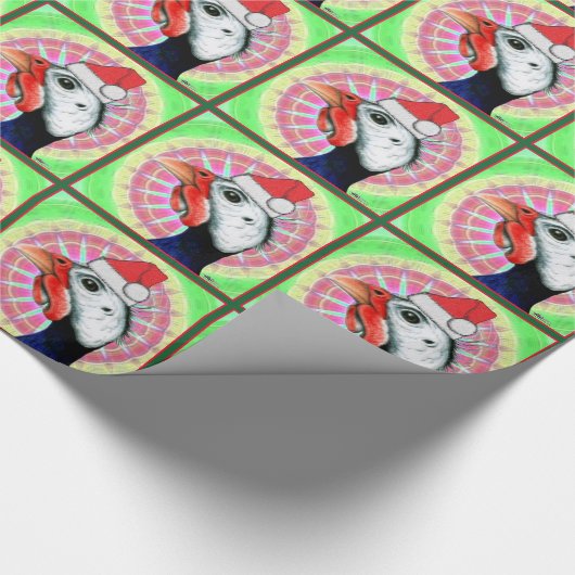 Guinee Kerstmis. Cadeaupapier (Hoek)