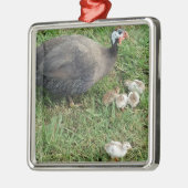 Guinee - koninklijk Paars Guinee met Keets Metalen Ornament (Links)