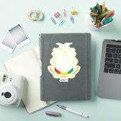 Guinee - nationale wapenschild patriottisch sticker (iPad Cover)