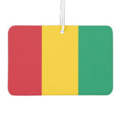 Guinee nationale wereldvlag luchtverfrisser (Achterkant)