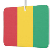 Guinee nationale wereldvlag luchtverfrisser (Links)