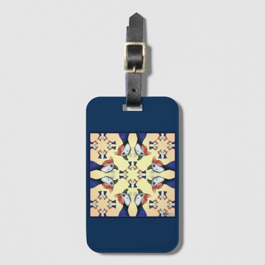 Guinee overal! bagagelabel (Voorkant (verticaal))