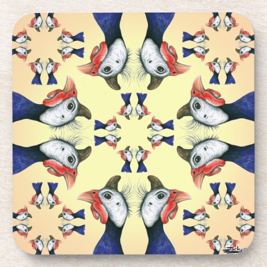 Guinee overal! bier onderzetter (Voorkant)