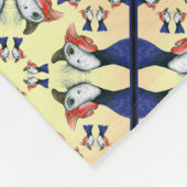 Guinee overal! fleece deken (Hoek)