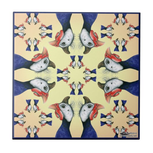 Guinee overal! tegeltje (Voorkant)