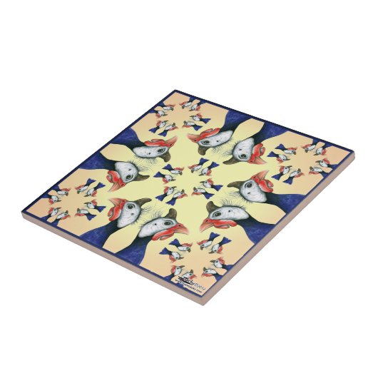 Guinee overal! tegeltje (Zijkant)