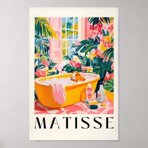 Guinee Pig Art Print, Grappige Badkamer Print, Bot Poster