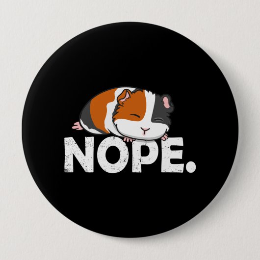 Guinee Pig Classic Ronde Button 4,0 Cm (Voorkant)
