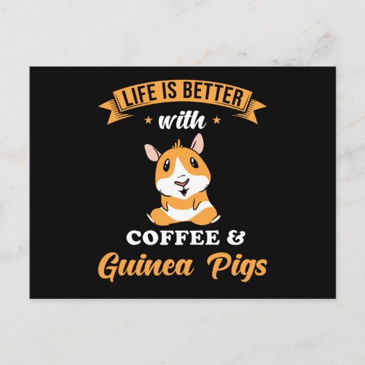 Guinee Pig Cute Briefkaart (Voorkant)