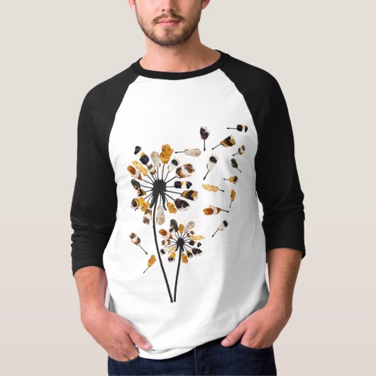Guinee Pig Dandelion T-shirt (Voorkant)