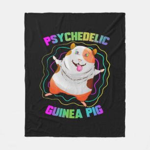 Guinee Pig EDM Party Pet   Colorful Guinea Pig Fleece Deken