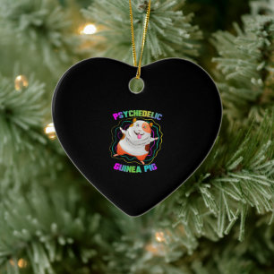 Guinee Pig EDM Party Pet Colorful Guinea Pig Keramisch Ornament