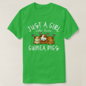 Guinee Pig , een meisje dat van Guinee houdt T-shirt (Design voorkant)