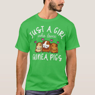 Guinee Pig , een meisje dat van Guinee houdt T-shirt