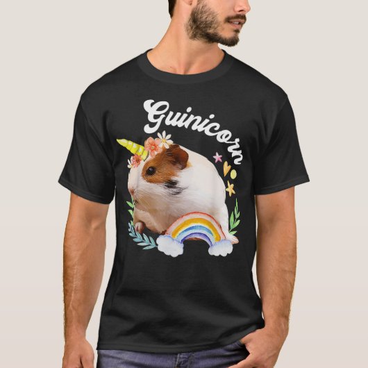 Guinee Pig Eenhoorn Guinicorn Funny Gift T-shirt (Voorkant)