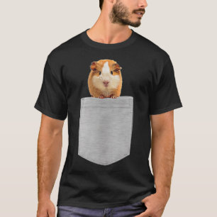 Guinee Pig Fake Pocket Hamster Art Rodent Animal N T-shirt