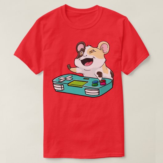 Guinee Pig Gamepad Gaming Kawaii T-shirt (Design voorkant)