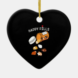 Guinee Pig Gift Happy Pills Guinea Pig Keramisch Ornament