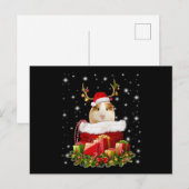 Guinee Pig Gift | Kerst-pastei Briefkaart (Voorkant / Achterkant)