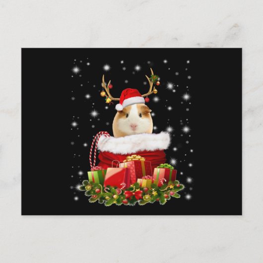 Guinee Pig Gift | Kerst-pastei Briefkaart (Voorkant)