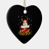 Guinee Pig Gift | Kerst-pastei Keramisch Ornament (Rechts)