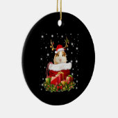 Guinee Pig Gift | Kerst-pastei Keramisch Ornament (Rechts)