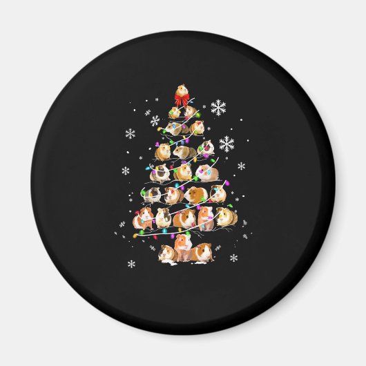 Guinee Pig Gift | Kerst-pastei Magneet (Voorkant)
