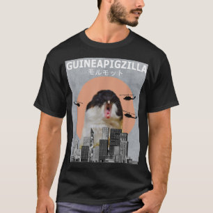 Guinee Pig Guinepigzilla Animal Funny Guinee Pigs T-shirt