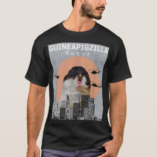 Guinee Pig Guinepigzilla Animal Funny Guinee Pigs T-shirt