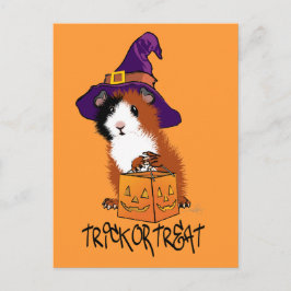 Guinee Pig Halloween Briefkaart