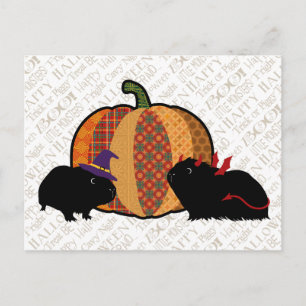 Guinee Pig Halloween Briefkaart