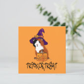 Guinee Pig Halloween Kaart (Staand voorkant)
