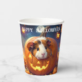 Guinee Pig Halloween Papieren Bekers (Achterkant)