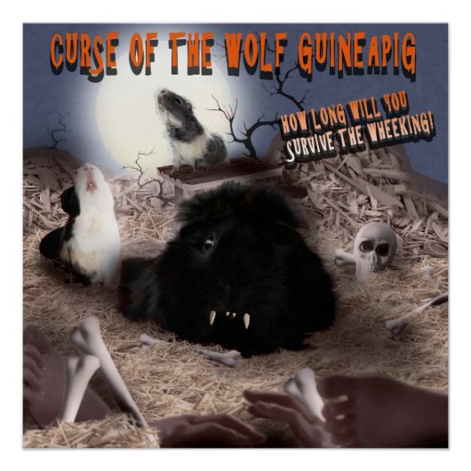 Guinee Pig Halloween Perfect Poster (Voorkant)