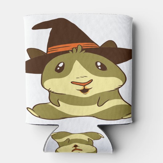 Guinee Pig Halloween Witch Blikjeskoeler (Achterkant)