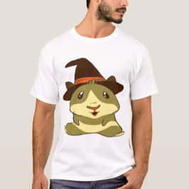 Guinee Pig Halloween Witch T-shirt