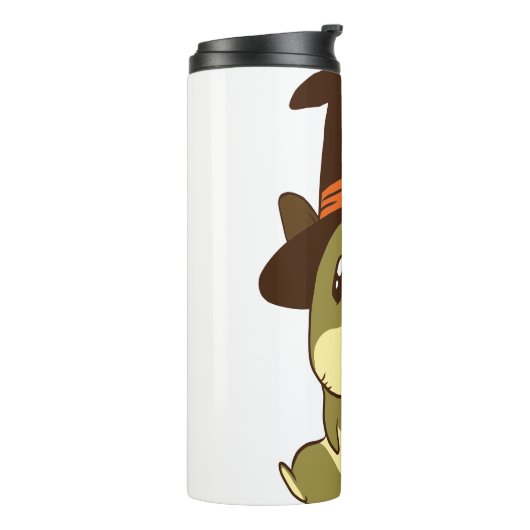 Guinee Pig Halloween Witch Thermosbeker (Gedraaid links)