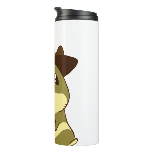 Guinee Pig Halloween Witch Thermosbeker (Geroteerd rechts)