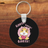 Guinee Pig Heart Sleutelhanger (Voorkant)