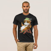Guinee Pig Hippie T-shirt (Voorkant volledig)