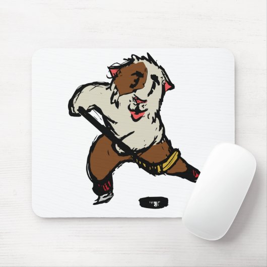 Guinee Pig Hockey Muismat (Met muis)