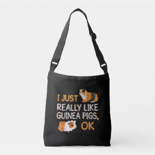 Guinee Pig ik hou echt van Guinee Pigs OK Crossbody Tas