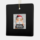 Guinee Pig-kerstmis|Beste kerstman, ik kan het uit Keramisch Ornament (Links)