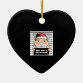 Guinee Pig-kerstmis|Beste kerstman, ik kan het uit Keramisch Ornament (Voorkant)