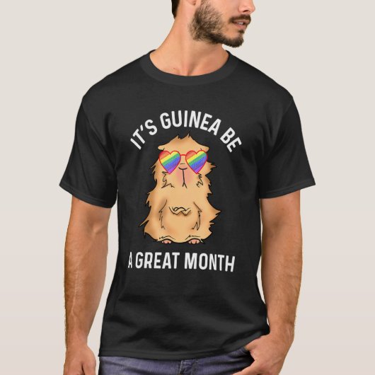 Guinee Pig Lgbtq Stuff Gay Pride Month T-shirt (Voorkant)