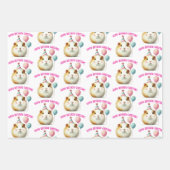 Guinee Pig Liefhebber verjaardagsfeest cadeau Inpakpapier Vel (Voorkant 3)