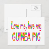 Guinee Pig Love Briefkaart (Voorkant / Achterkant)