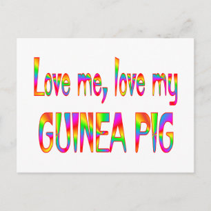 Guinee Pig Love Briefkaart