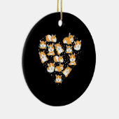 Guinee Pig Love Keramisch Ornament (Rechts)