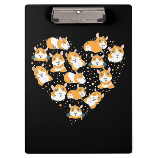 Guinee Pig Love Klembord (Voorkant)